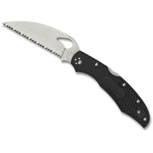 Spyderco 2023 Spyderco Reveal 9, Cara Cara 2 Wharncliffe, Serrated Edge - SPY-BY03SBKWC2