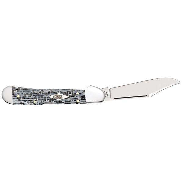Case Cutlery 2023 Case Black And White Fiber Weave Mini Copperlock 101749L Ss - CAS-38926