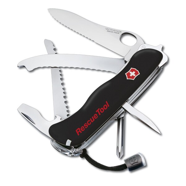 Swiss Army Brands 2024 Victorinox 54900 Rescue Tool Black 111Mm - VIC-54900