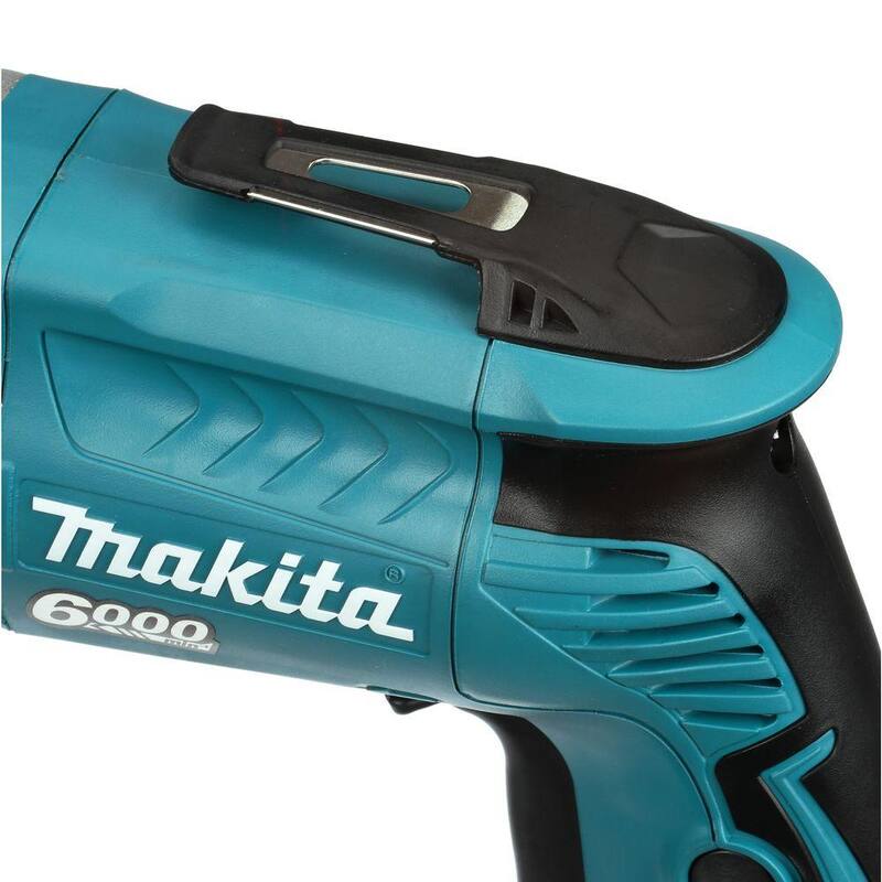 Atornillador de paneles de yeso Makita de 6 amperios, 6000 RPM, 1/4 de pulgada - FS6200