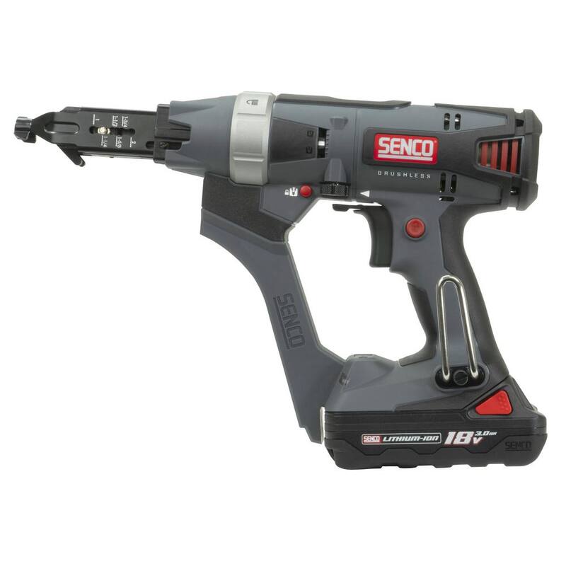 Senco Duraspin 18-Volt Lithium-Ion Brushless Cordless Auto-Feed Screw Gun con (2) Baterías 3Ah - 10B0001N