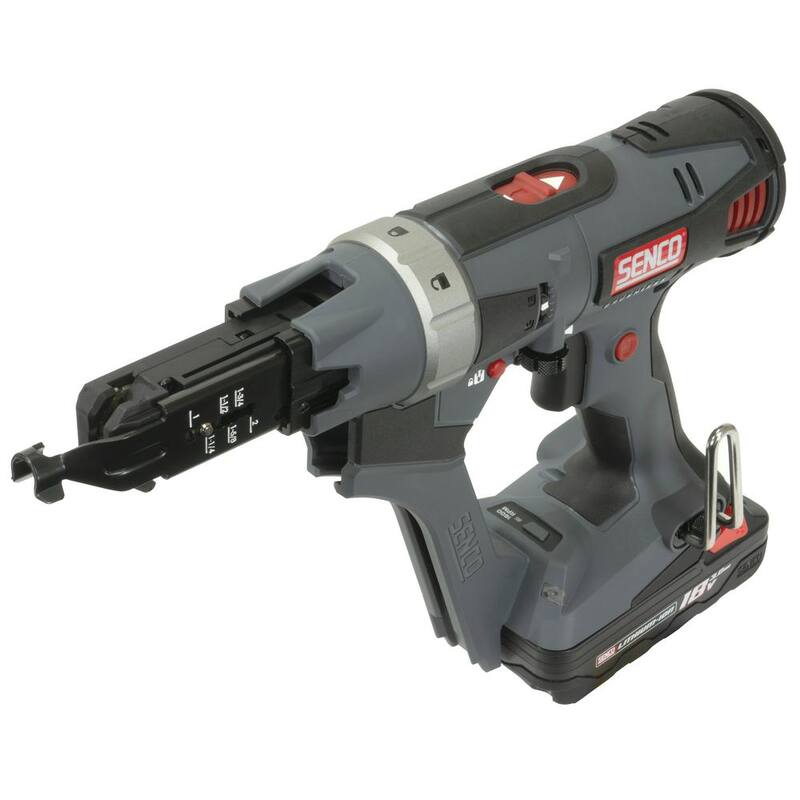 Senco Duraspin 18-Volt Lithium-Ion Brushless Cordless Auto-Feed Screw Gun con (2) Baterías 3Ah - 10B0001N