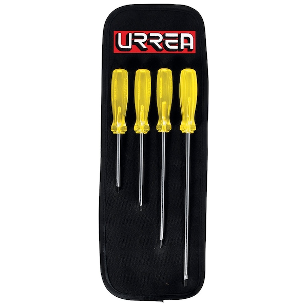 Urrea Amber Screwdriver Set of 4 Pieces Cabinet - 9600C