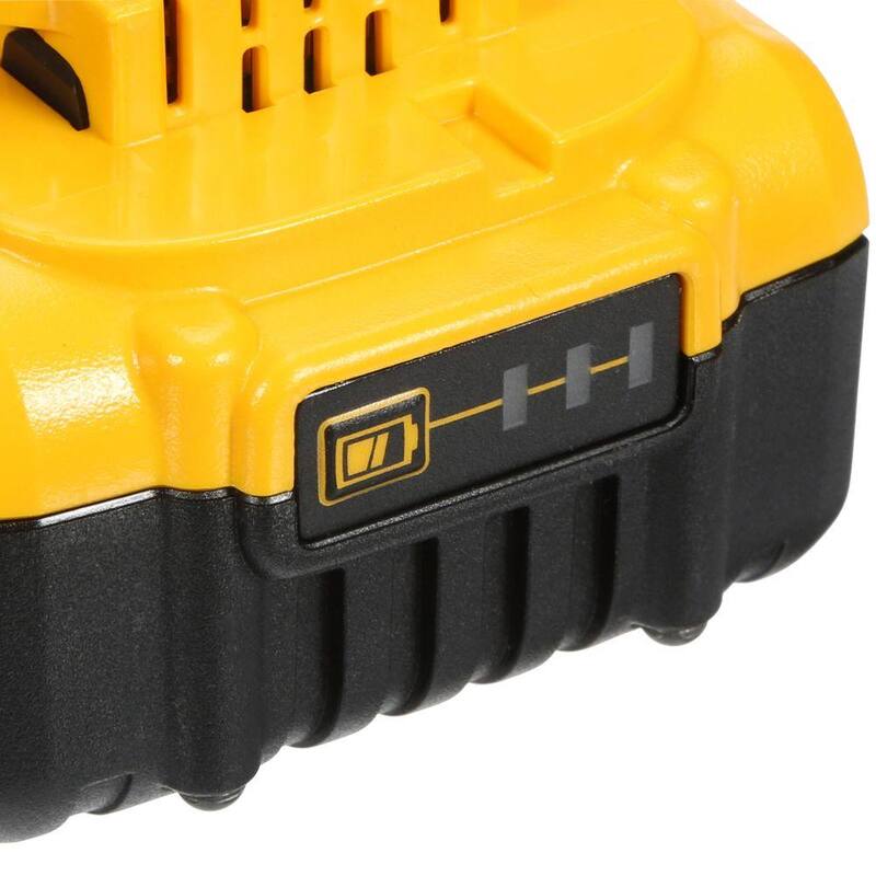 DEWALT 20-Volt Max XR Atornillador inalámbrico de paneles de yeso sin escobillas con carcasa de embrague roscado (2) 5Ah Powerstack y (2) 5Ah baterías - DCF624P2WP520-2.