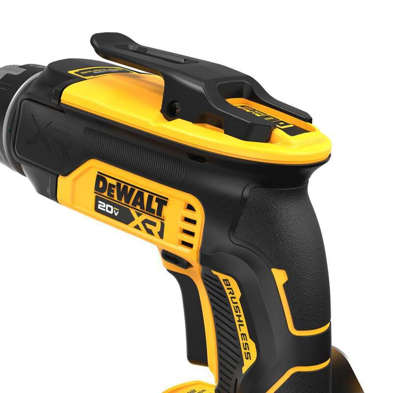 Kit de destornillador inalámbrico sin escobillas DEWALT 20V MAX con batería de 1.7Ah y cargador - DCF630E1