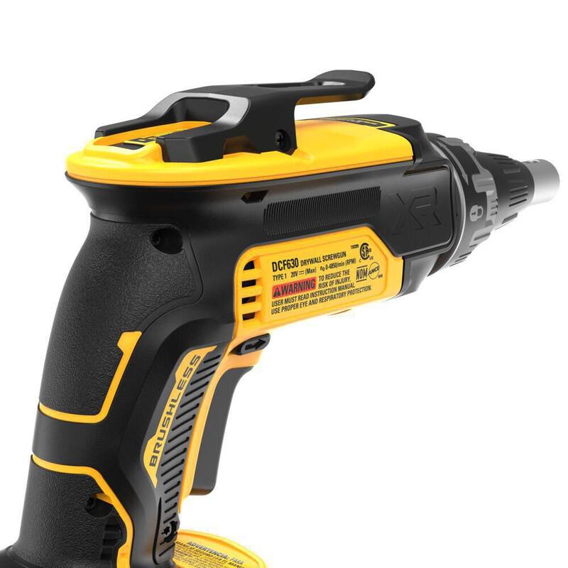 Kit de destornillador inalámbrico sin escobillas DEWALT 20V MAX con batería de 1.7Ah y cargador - DCF630E1