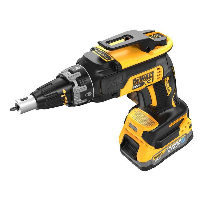 Kit de destornillador inalámbrico sin escobillas DEWALT 20V MAX con batería de 1.7Ah y cargador - DCF630E1