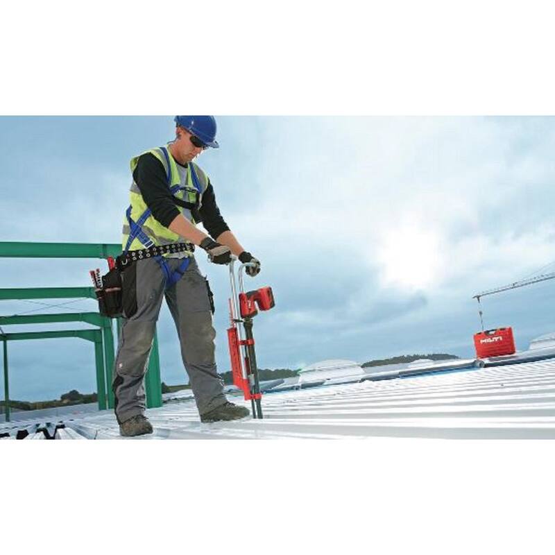 Atornillador inalámbrico compacto de metal Hilti ST 1800 A de 22 voltios con baterías de 8.0 Ah, cargador y estuche - 3628991