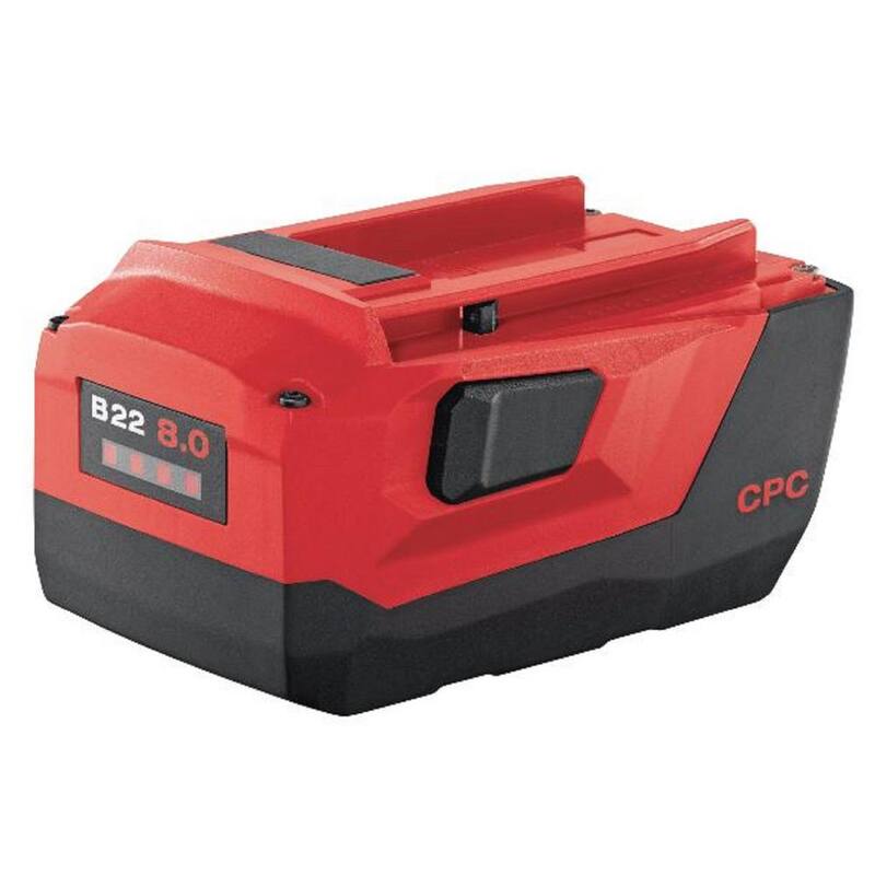 Atornillador inalámbrico compacto de metal Hilti ST 1800 A de 22 voltios con baterías de 8.0 Ah, cargador y estuche - 3628991