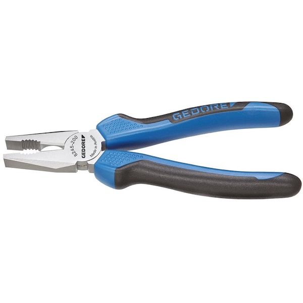 Gedore Combination Pliers, 7-7/8", Finish: Chrome plated - 8245-200 JC
