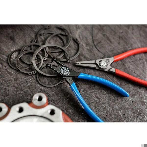 Gedore Int. Circlip Pliers, 90 deg., 3/4"-1", Features: Precision Machined, Oil Hardened and Annealed - 8000 J 21