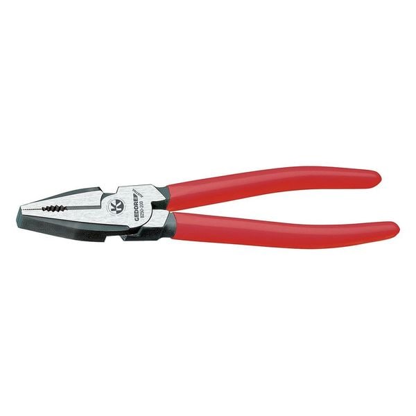 Gedore Power Combination Pliers, 7-7/8", Handle Type: Dipped, Non-Slip - 8250-200 TL