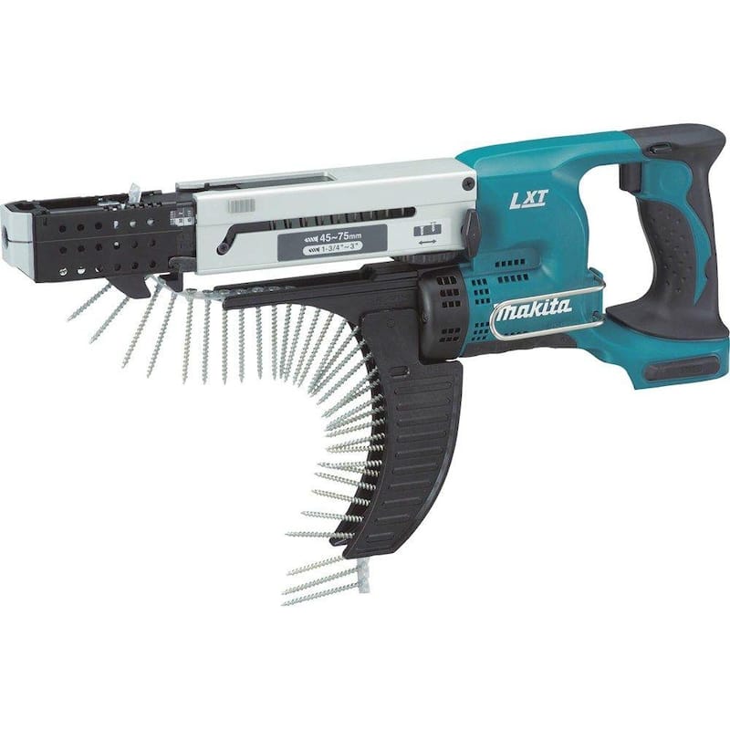 Atornillador inalámbrico de alimentación automática de tornillos Makita 18V LXT de 12 pulgadas con tecnología de ion de litio (solo herramienta) - XRF01Z