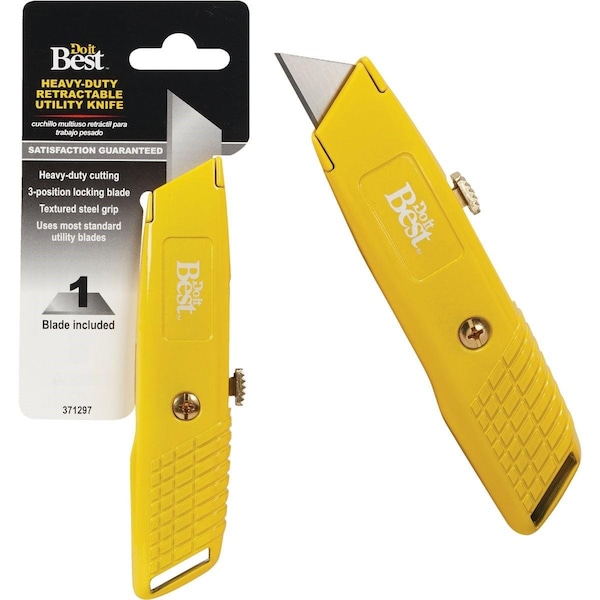 All-Source Metal Retractable Utility Knife - SLK-DIB