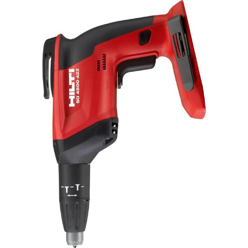 Atornillador de yeso inalámbrico de alta velocidad y compacto Hilti 22 Voltios de Iones de Litio con cuerpo de herramienta Hexagonal de 1/4 de pulgada - 2149759
