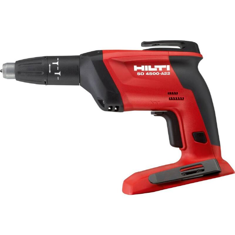 Atornillador de yeso inalámbrico de alta velocidad y compacto Hilti 22 Voltios de Iones de Litio con cuerpo de herramienta Hexagonal de 1/4 de pulgada - 2149759