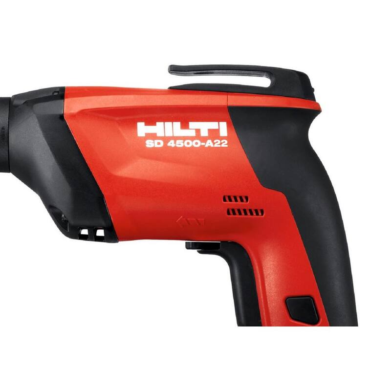 Atornillador de yeso inalámbrico de alta velocidad y compacto Hilti 22 Voltios de Iones de Litio con cuerpo de herramienta Hexagonal de 1/4 de pulgada - 2149759