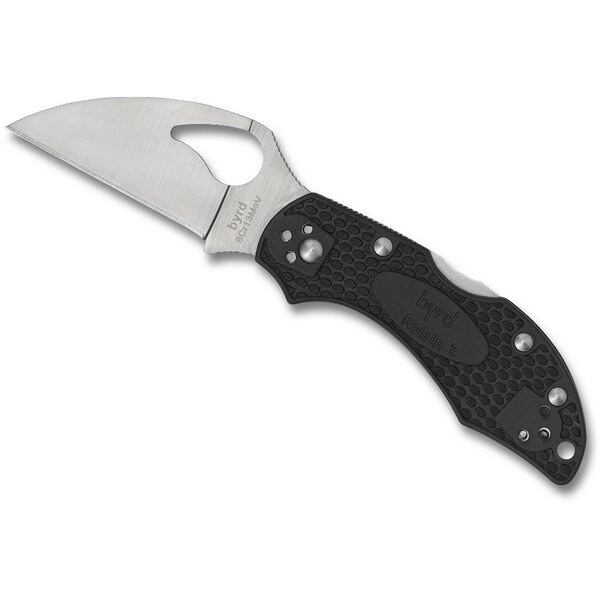 Spyderco 2023 Spyderco Reveal 9, Robin 2 Wharncliffe, Plain Edge - SPY-BY10PBKWC2