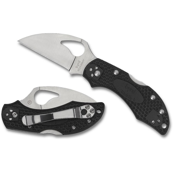 Spyderco 2023 Spyderco Reveal 9, Robin 2 Wharncliffe, Plain Edge - SPY-BY10PBKWC2
