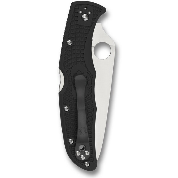 Spyderco 2024 Spyderco Endura 4 Lightweight Black Flat Ground Plain - SPY-C10FPBK