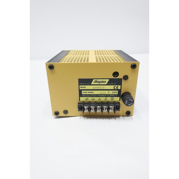 Acopian Power Supply, 105 to 125V AC, 30V DC, 1.1A - B30GT110