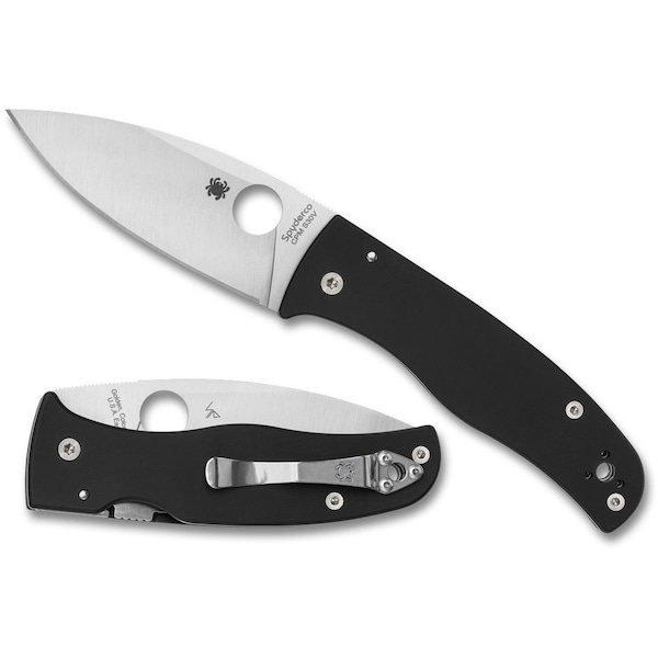 Spyderco 2024 Spyderco Reveal 14, Bodacious Black G-10, Plain Edge - SPY-C263GP