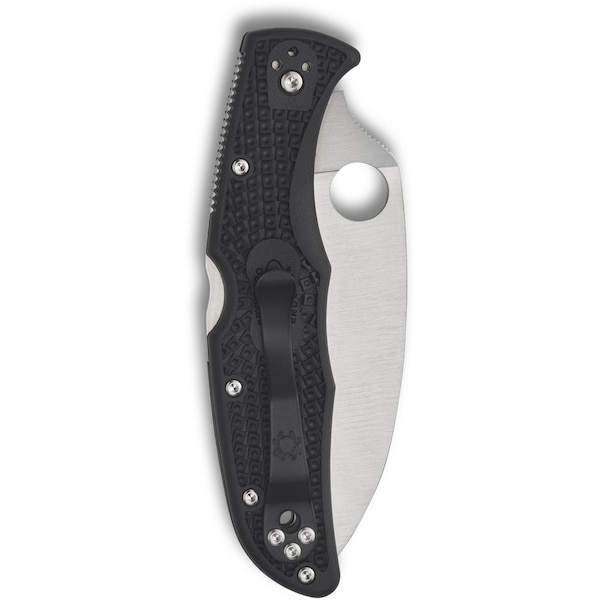 Spyderco 2024 Spyderco Endura 4 Lightweight Black Wharncliffe Plain - SPY-C10FPWCBK