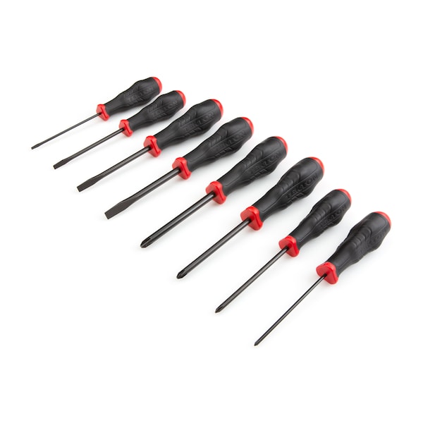 Tekton High-Torque Black Oxide Blade Screwdriver Set, 8-Piece (#0-#3, 1/8-5/16 in.) - DRV41215