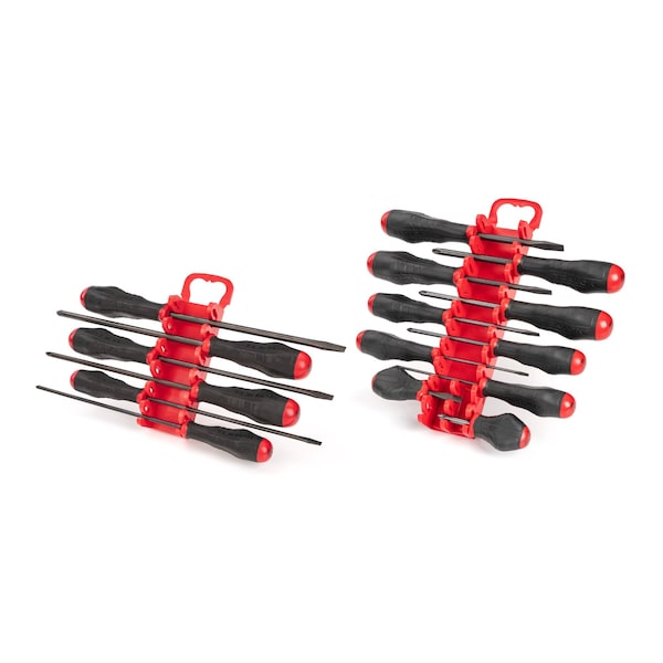 Tekton High-Torque Black Oxide Blade Screwdriver Set, 16-Piece (#0-#3, 1/8-5/16 in.) with Holder - DRV41504