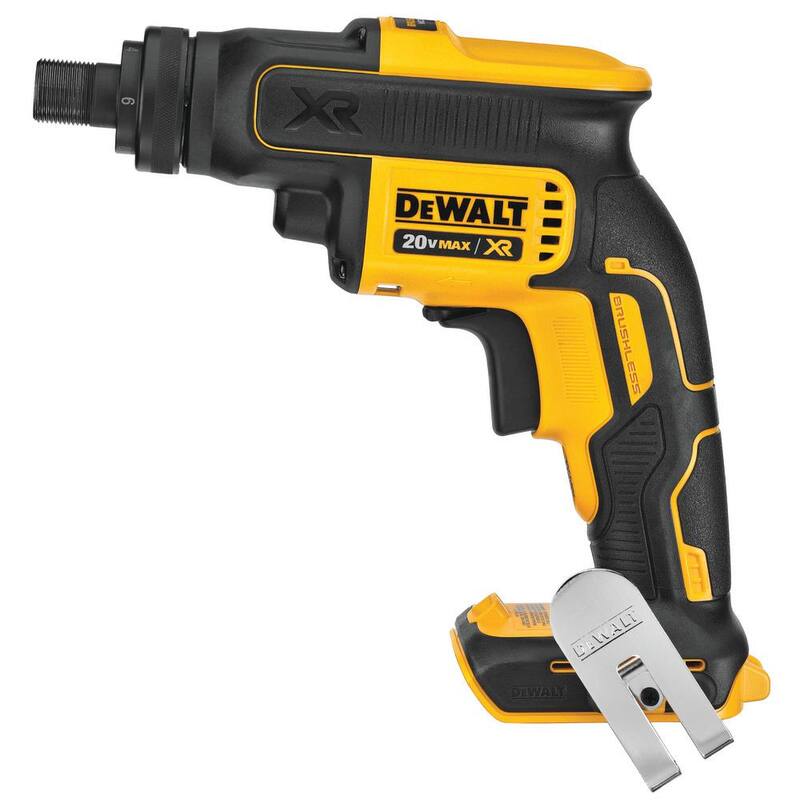 Destornillador inalámbrico Dewalt de 20V Brushless para tablaroca, Destornillador de Impacto Compacto de 1/4 de pulgada ATOMIC de 20V y Batería compacta de 4.0Ah de 20V MAX - DCF624BW809B240