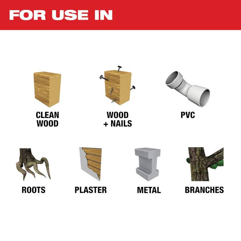 Milwaukee M18 FUEL 18V Sierra recíproca inalámbrica HACKZALL con motor sin escobillas de iones de litio (Herramienta solamente) - 2719-20