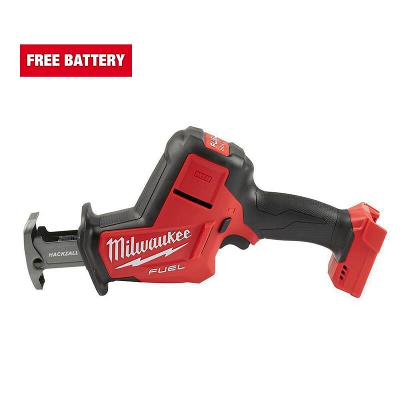 Milwaukee M18 FUEL 18V Sierra recíproca inalámbrica HACKZALL con motor sin escobillas de iones de litio (Herramienta solamente) - 2719-20