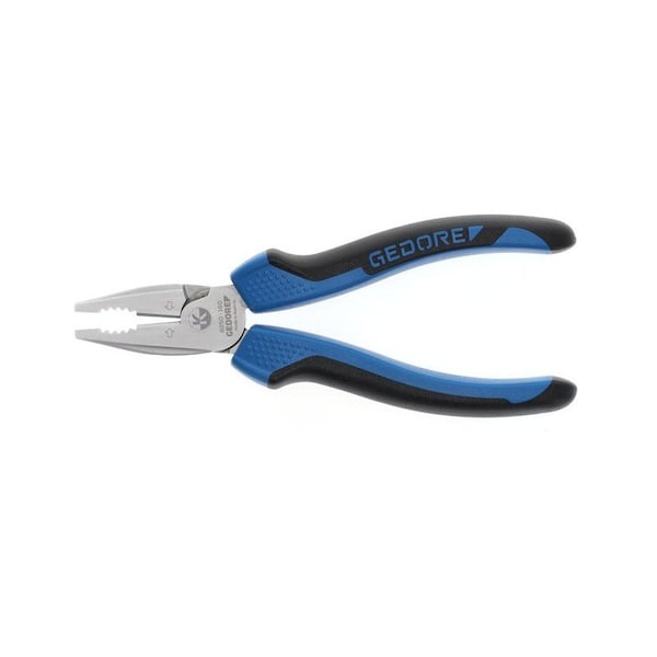 Gedore Power Combination Pliers, 6-1/4", Handle Type: Ergonomic, 2-Component - 8250-160 JC