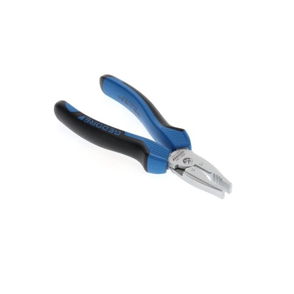 Gedore Power Combination Pliers, 6-1/4", Handle Type: Ergonomic, 2-Component - 8250-160 JC
