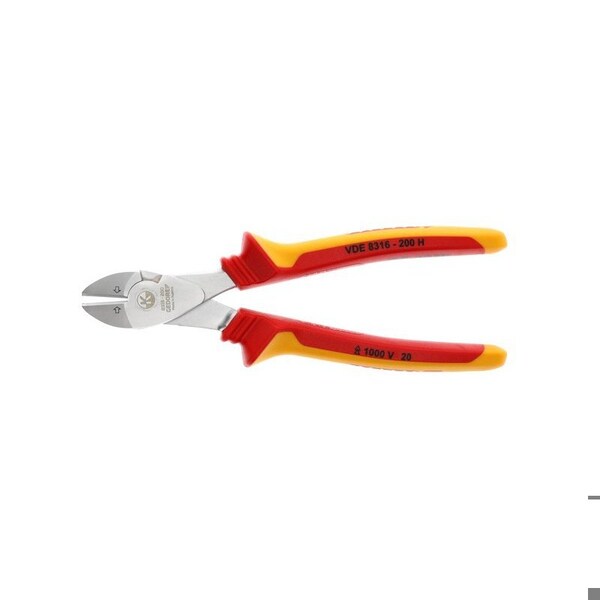 Gedore Insulated Power Diagonal Cutter, 7-7/8" - VDE 8316-200 H