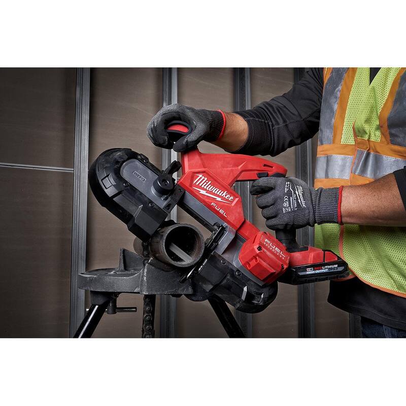 Milwaukee M18 FUEL Sierra de Cinta Compacta Inalámbrica Brushless de Iones de Litio de 18V (Herramienta Solamente) - 2829-20