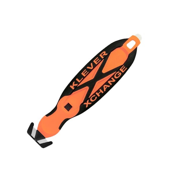 Klever XChange20 Safety Cutter with Metal Tape Splitter, Green - KCJ-XC-20G