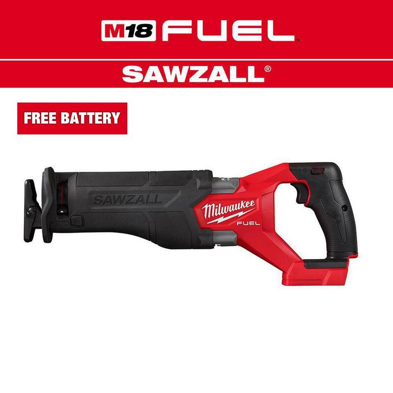 Sierra reciproca inalámbrica sin escobillas Milwaukee M18 FUEL GEN-2 18V de iones de litio SAWZALL (Herramienta solamente) - 2821-20