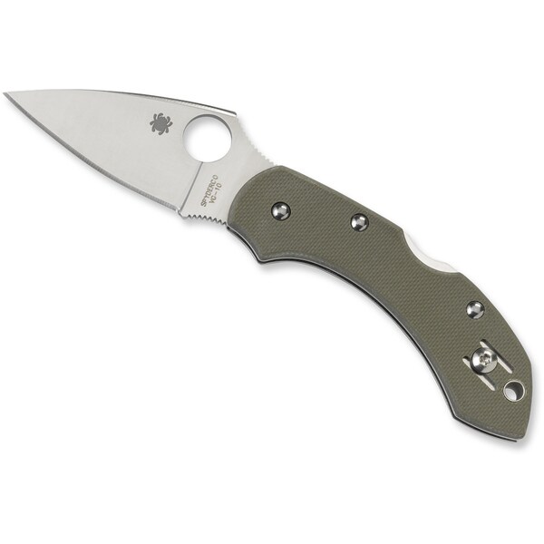 Spyderco 2024 Spyderco Dragonfly G-10 Foliage Green Plain - SPY-C28GPFG