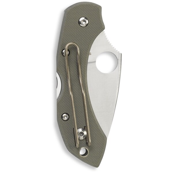Spyderco 2024 Spyderco Dragonfly G-10 Foliage Green Plain - SPY-C28GPFG