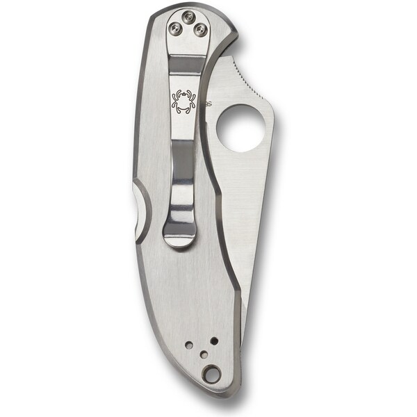 Spyderco 2024 Spyderco Delica 4 Stainless Plain - SPY-C11P
