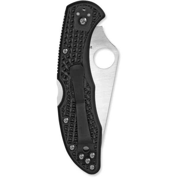 Spyderco 2024 Spyderco Delica 4 Lightweight Black Combo - SPY-C11PSBK