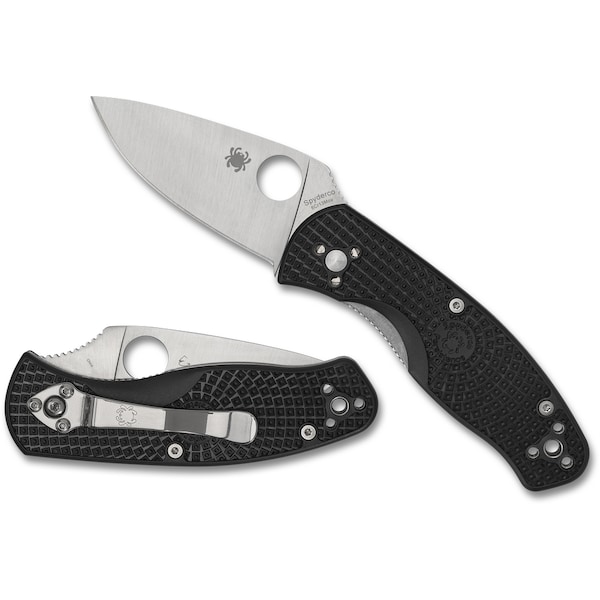 Spyderco 2024 Spyderco Reveal 9, Persistence Lightweight, Plain Edge - SPY-C136PBK