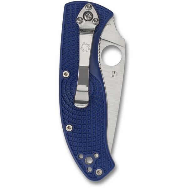 Spyderco 2024 Spyderco Reveal 6 Blue Tenacious Cpm S35Vn Plain Edge - SPY-C122PBL