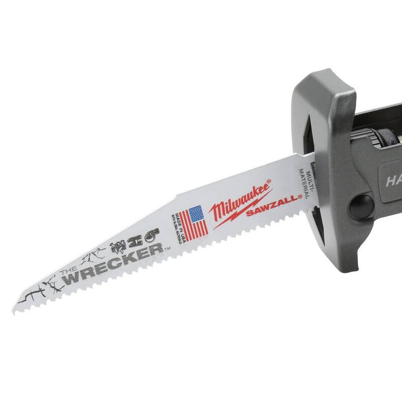 Sierra de sable HACKZALL inalámbrica Milwaukee M18 FUEL de 18V con motor Brushless de iones de litio y batería M18 5.0 Ah - 2719-20-48-11-1850