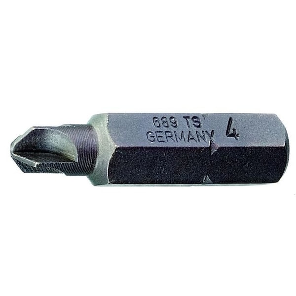Gedore Screwdriver Bit, 1/4" Four-Wing, Torq 10mm - 689 TS 10