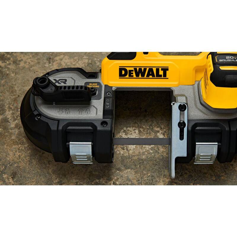 Sierra de cinta inalámbrica sin escobillas de 20 voltios MAX DEWALT de 3-3/8 pulgadas (solo herramienta) - DCS378B