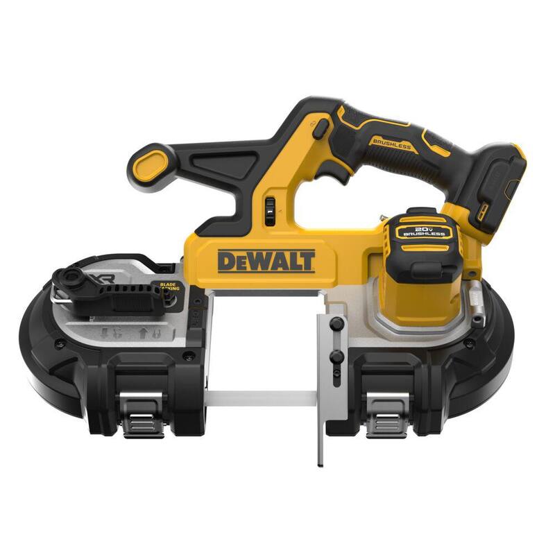 Sierra de cinta inalámbrica sin escobillas de 20 voltios MAX DEWALT de 3-3/8 pulgadas (solo herramienta) - DCS378B