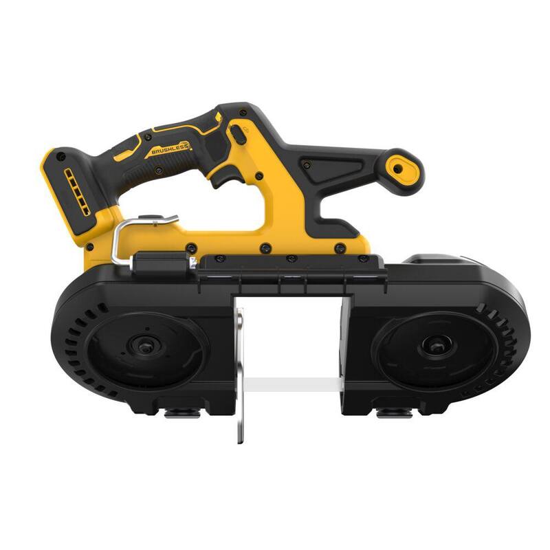 Sierra de cinta inalámbrica sin escobillas de 20 voltios MAX DEWALT de 3-3/8 pulgadas (solo herramienta) - DCS378B
