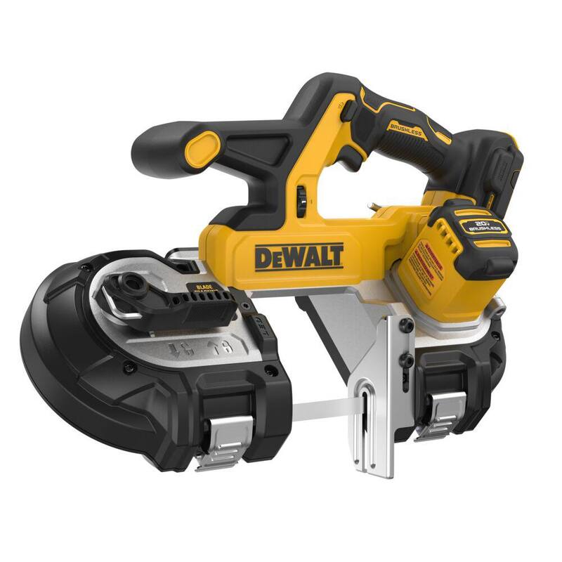 Sierra de cinta inalámbrica sin escobillas de 20 voltios MAX DEWALT de 3-3/8 pulgadas (solo herramienta) - DCS378B